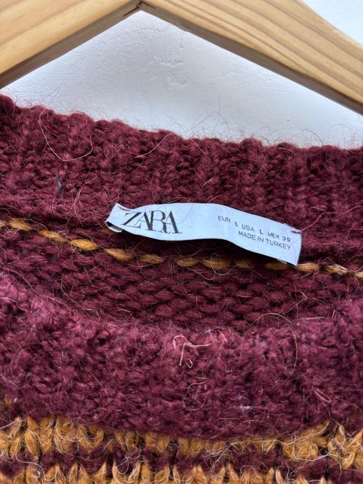 kolorowy sweter zara