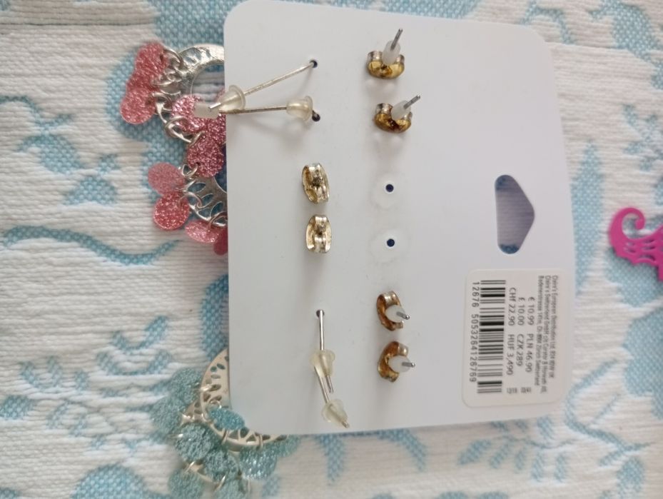 Conjunto de brincos novos