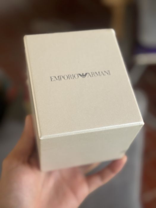 Relógio Emporio Armani Automático - Skeleton Rose Gold - Full Set