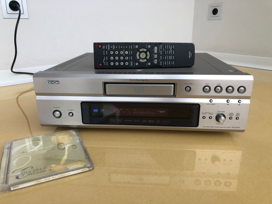 Універсальний плеєр Denon DVD-3910, SACD/CD, пульт, вживаний, робочий