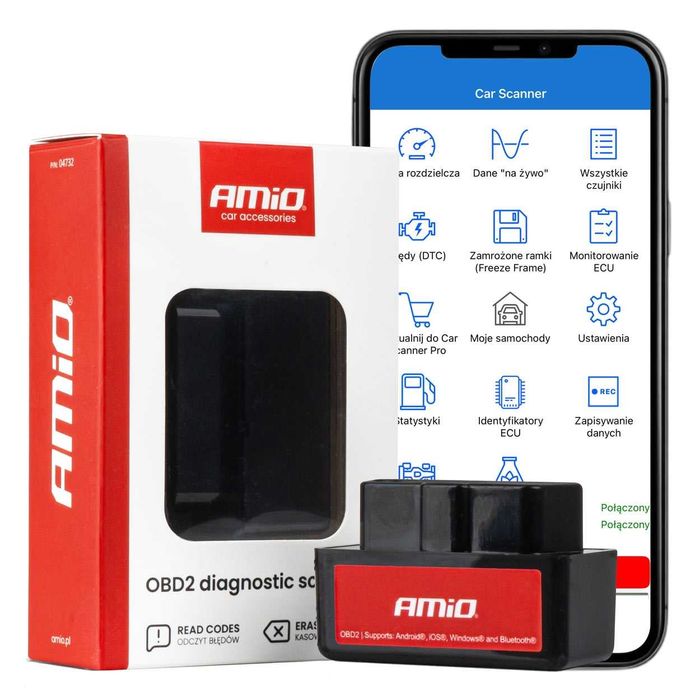 Leitor scanner diagnóstico OBD2 Bluetooth mini e PRO com display