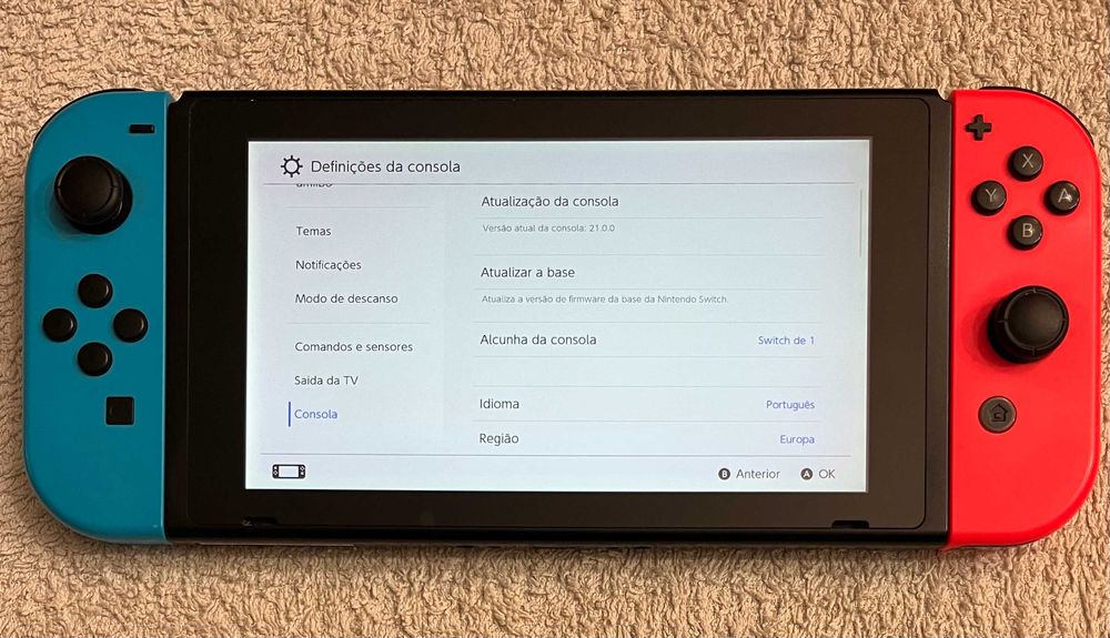 Nintendo Switch + Estojo + Caixa Original + Jogo