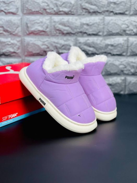 Дутики Пума, зимние полуботинки Puma, сноубутсы Пума, тапочки зимние