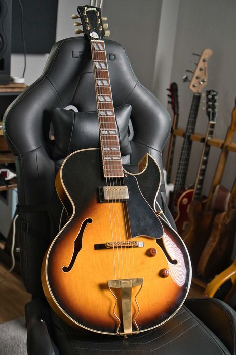 Burny RFA-65 /ES-175 – gitara kolekcjonerska / po Darku Kozakiewicz (Perfect) + certyfikat