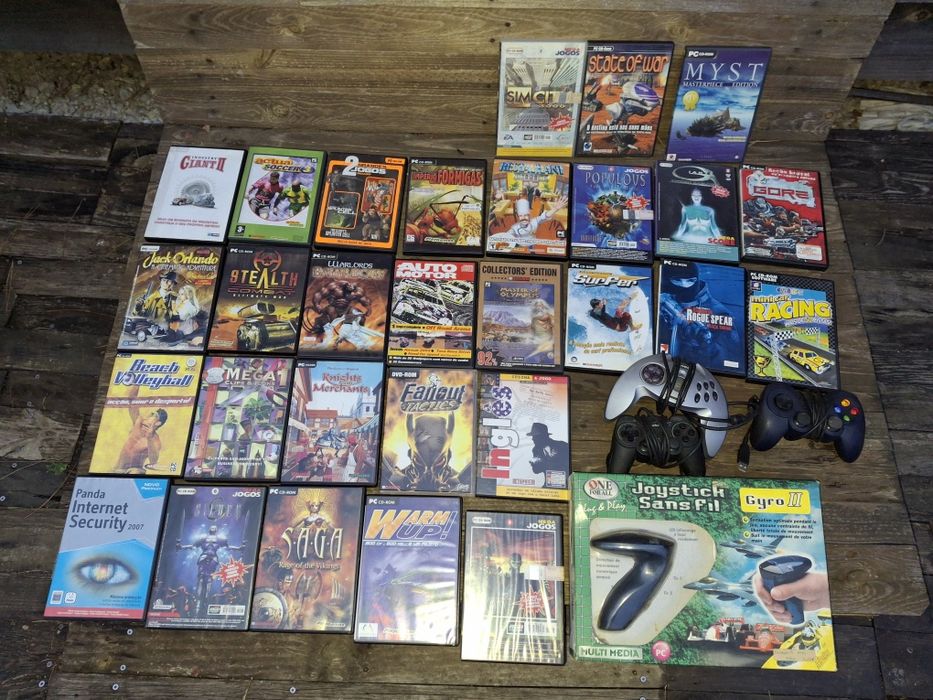 Jogos PC DVD e comandos
