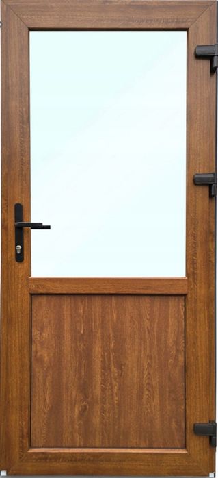 Drzwi wejściowe PCV sklepowe