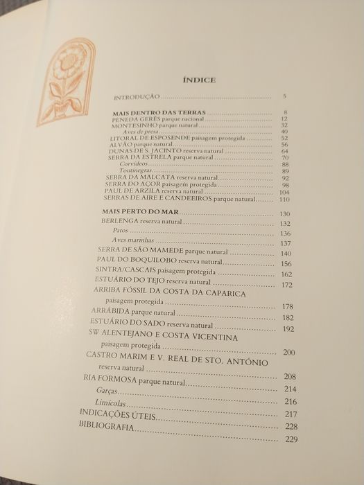 Livro Parques e Reservas Naturais Portugal