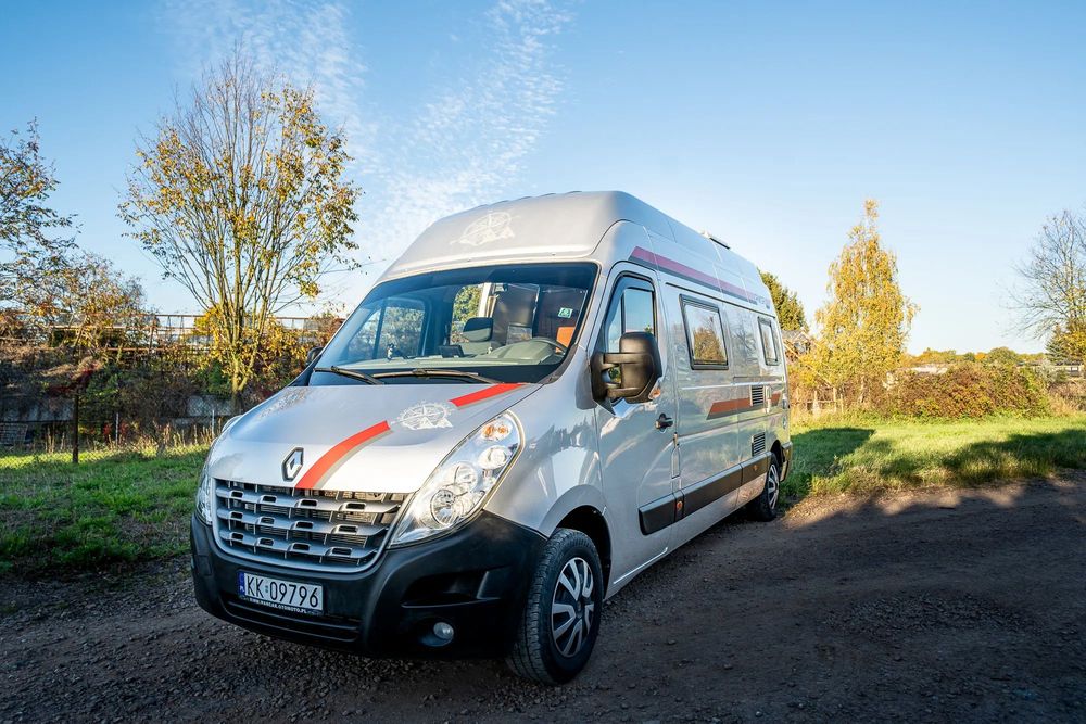 Rimor Renault Master III  w pełni 4 osobowy, zimowy, solar, markiza, webasto, hak bagażnik Fiama