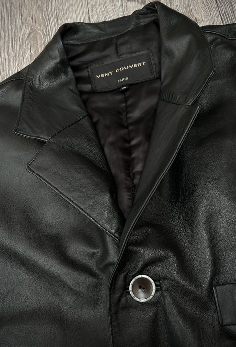 Чоловічий шкіряний піджак Vent Couvert Paris Originals