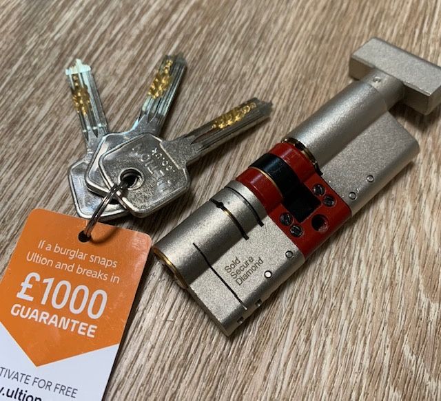 Цилиндр половинка замок ABLOY Novel Protec243 (32,5*10,5) хром.Новая