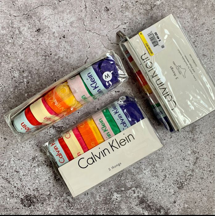 Calvin Klein/Стрінги/Бікіні/5шт,3 шт/Оригінал100%.РазмірS,M