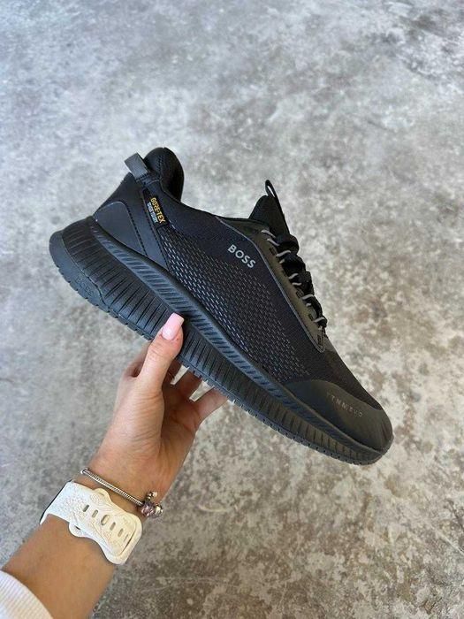 ‼️Оригинал HUGO BOSS кроссовки хуго мужские новые черные