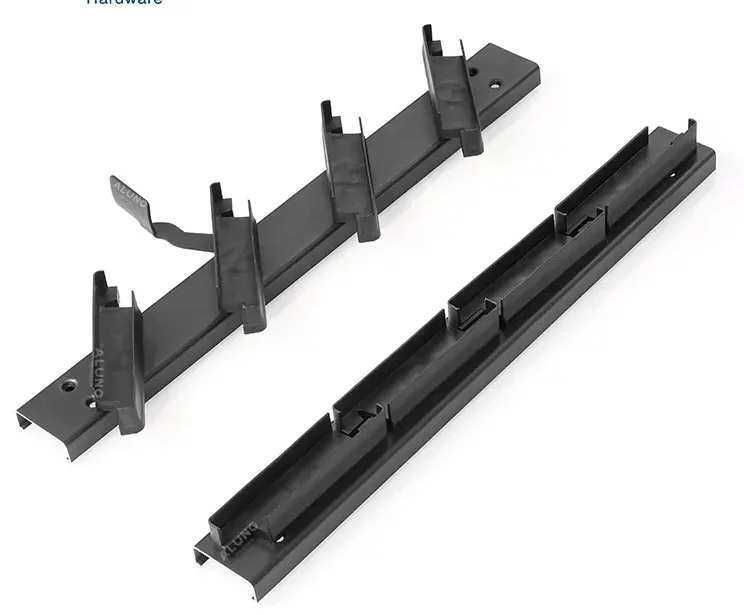 Aluminiowy system prowadzący żaluzji. Schutters