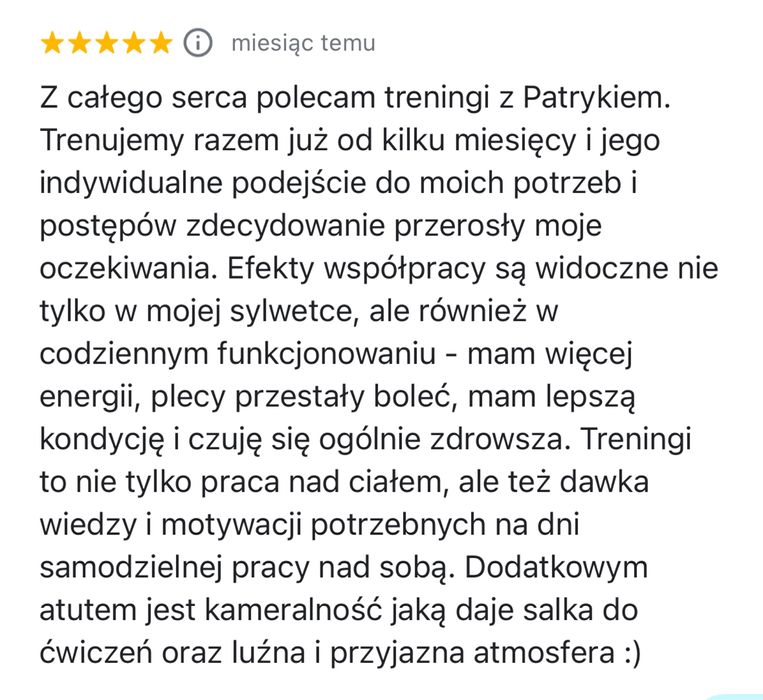 Trener Personalny WŁASNA SIŁOWNIA