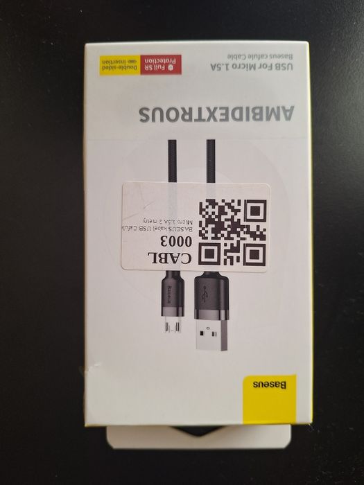 Kabel USB Micro 2 metry Baseus