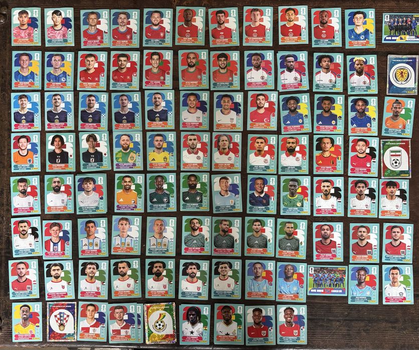 Cromos Panini Mundial 2026