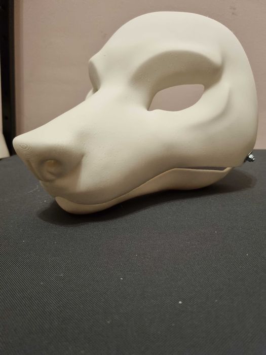Mask furry base maska cosplay baza wilk therian kigurumi kostium ...