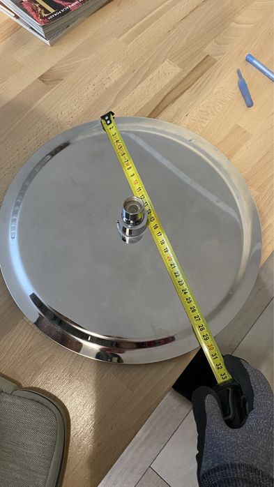 Deszczownica Uriah śr. 30 cm chrom castorama