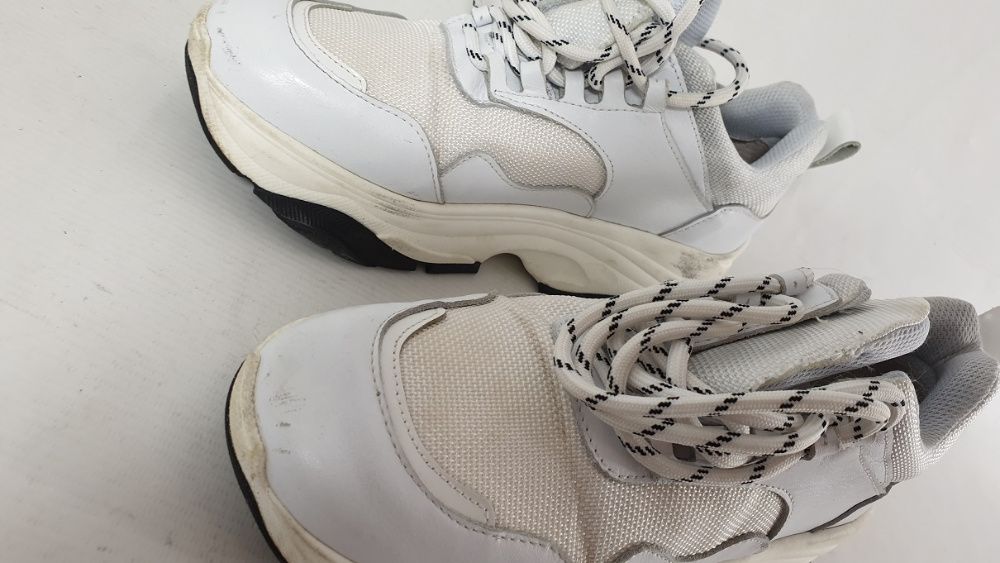 samsoe białe ADIDASY DAMSKIE skórzane ROZ 36