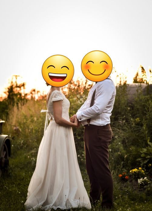 Suknia ślubna boho