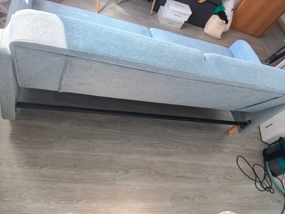 Sofá cama azul