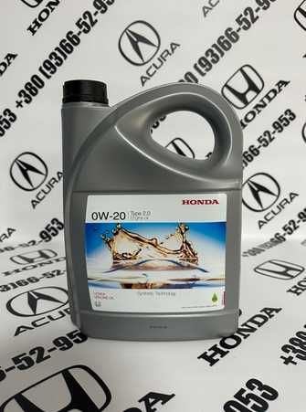 Масло 0w-20 honda acura