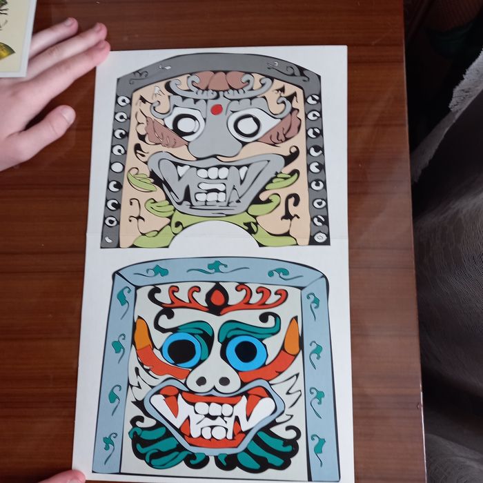 Настольная игра 3в1 "Бой драконов"