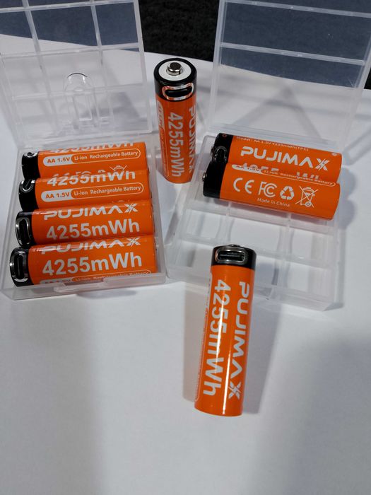 Акумулятори літій-іонні АА, ААА, Крона, 1,5V, 9V нові, найнижчі ціни