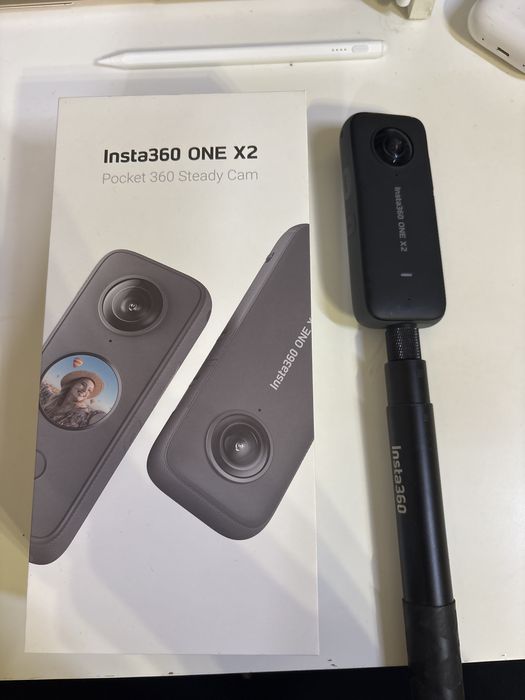Insta360 One X2 + Invisible Stick (sem riscos ou danos)