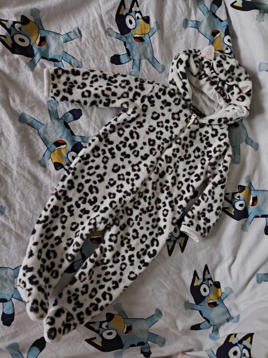 Kombinezon miś 68 przejściowy panterka