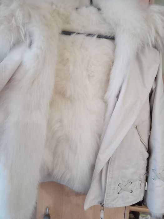 Парка з натуральним хутром та підкладом