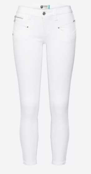 Freeman T. Porter Alexa 2XS białe jeansy skinny 7/8