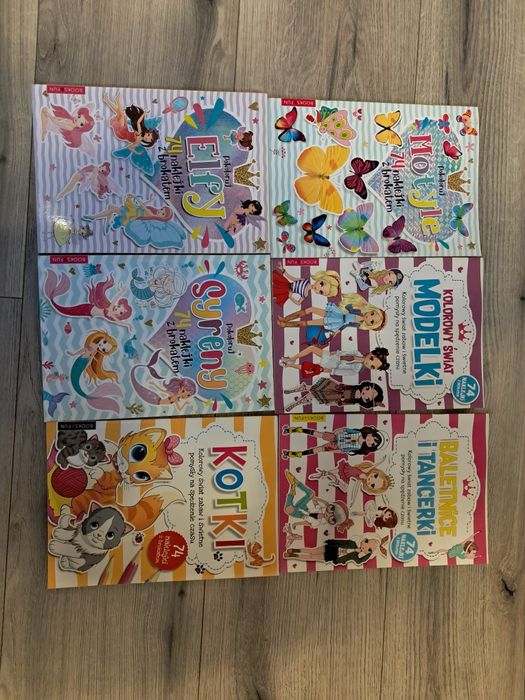 Kolorowanki zestaw 6 szt.