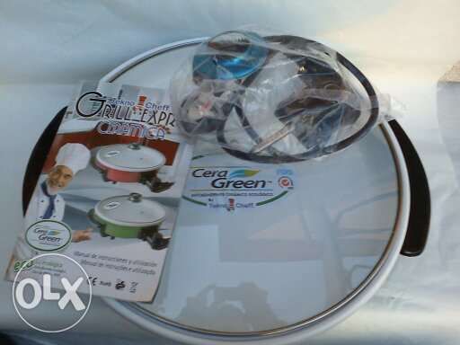 Electic stone grill 30 cm multifunções novo a estrear vendo ou troco