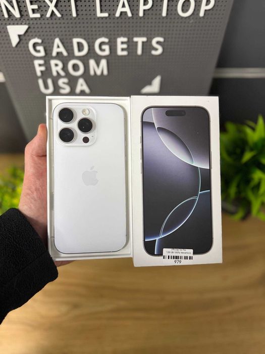 Apple Iphone 16 Pro 128 GB White Titanium Neverlock global