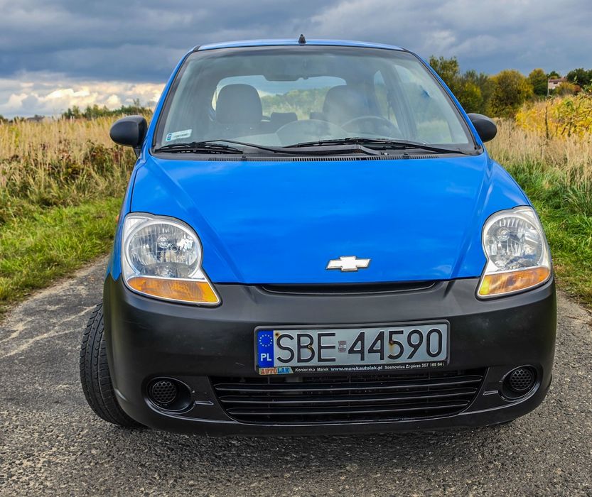 Chevrolet Spark 0.8 52km 2007r 115 tyś km krajówka zero rdzy zadbane auto