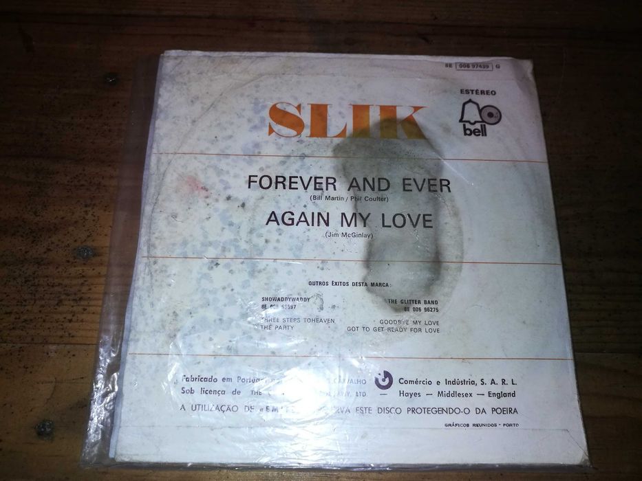 SLIK   (GLAM) - Forever And Ever (ED Portugal - 1975) SINGLE