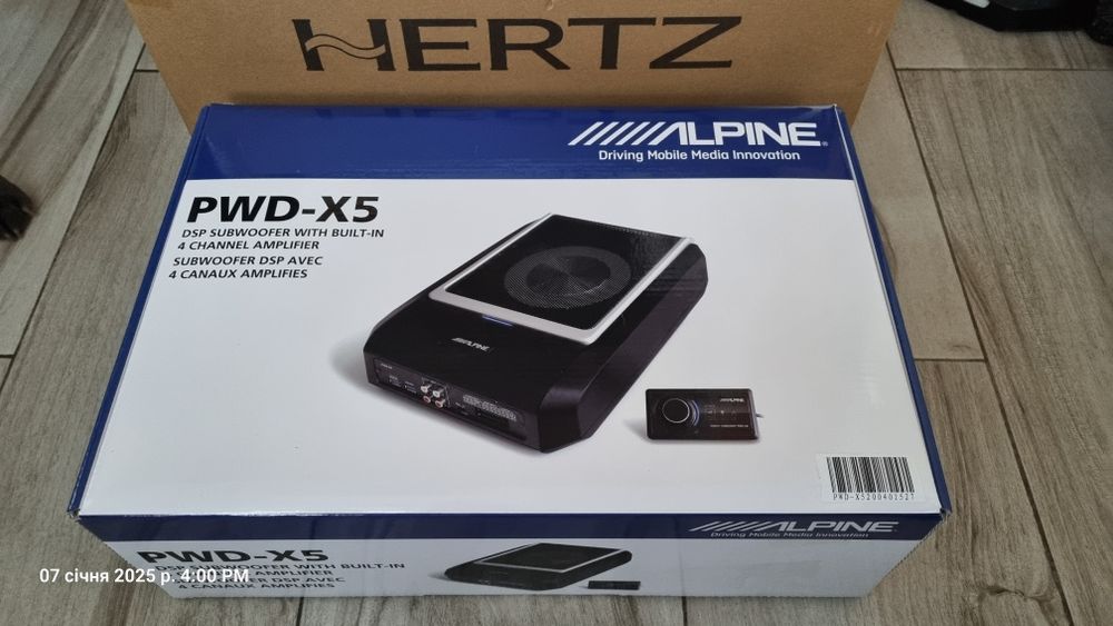Підсилювач Alpine PWD-X5
