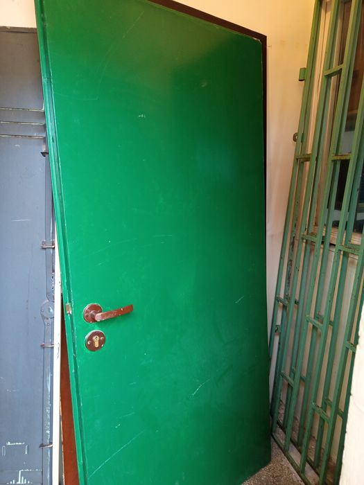 Drzwi skrzydło stalowe, metalowe, blaszane.