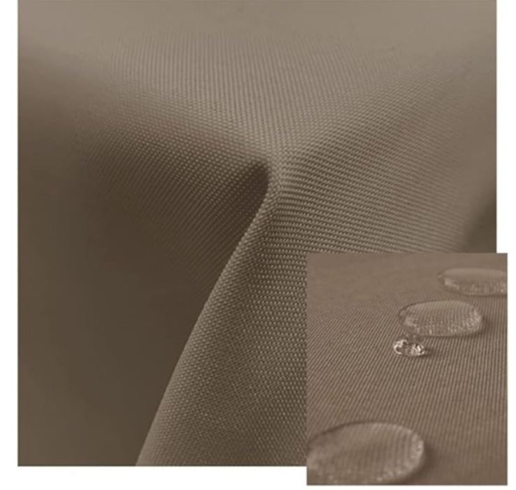 Obrus JEMIDI brązowy poliester nakrycie wodoodporny nowy 130 x 220