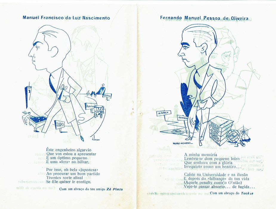Libreto da Queima das Fitas Coimbra maio 1952 -