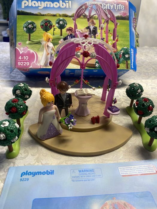 Klocki Playmobil 9229, pawilon ślubny z nowożeńcami