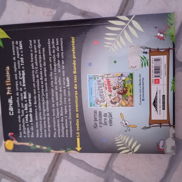 Livro "O bando das cavernas"
