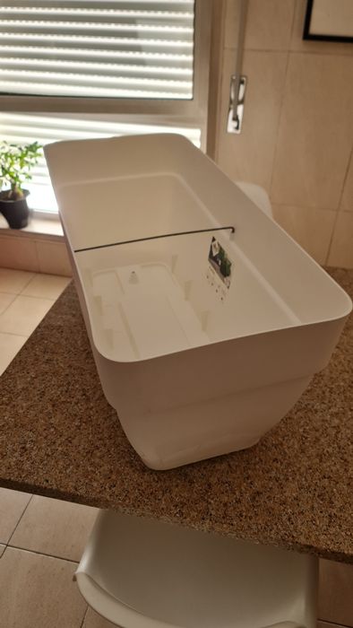 Vaso/floreira para exterior em pvc rigido
