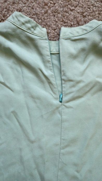 Sukienka miętowo-turkusowa oversize Zara rozm. XS