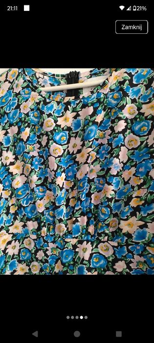 Sukienka Sister's Point edvia flower blue/rose 44