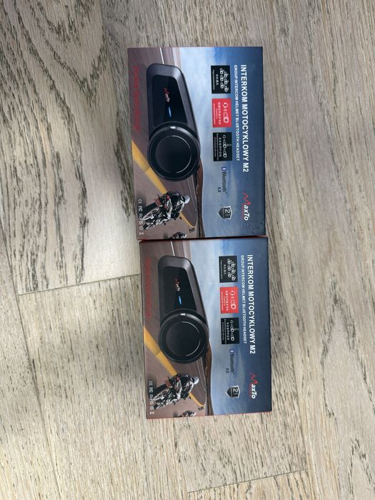2x Interkom motocyklowy (intercom) MaxTo M2