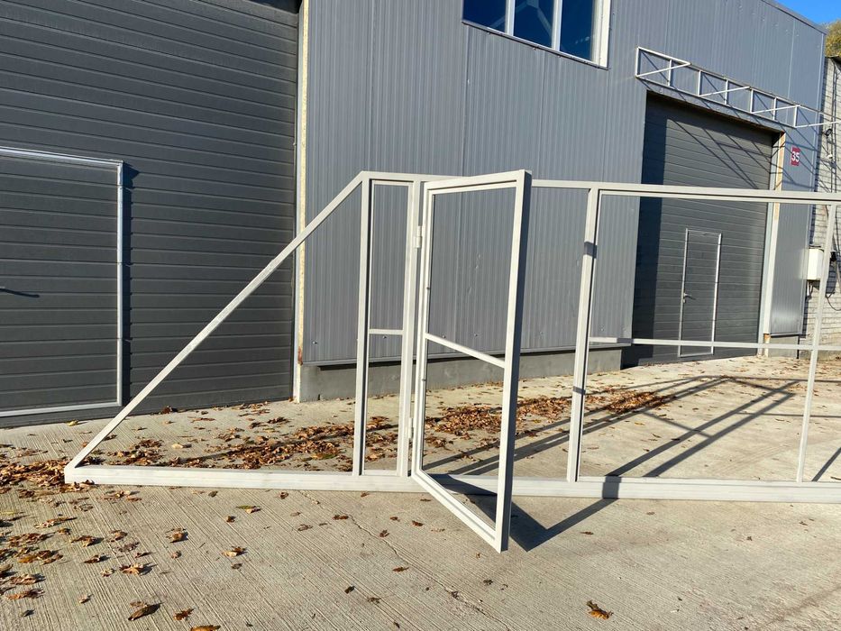 Каркас откатных ворот, Откатные ворота под ключ, Ворота автоматические