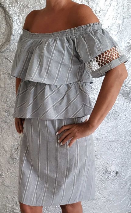 Pinko sukienka denim roz L/XL