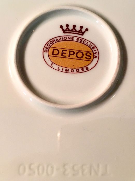 T. LIMOGES (Depos) - excelente estado - 17 x 17 x 2 cm/s